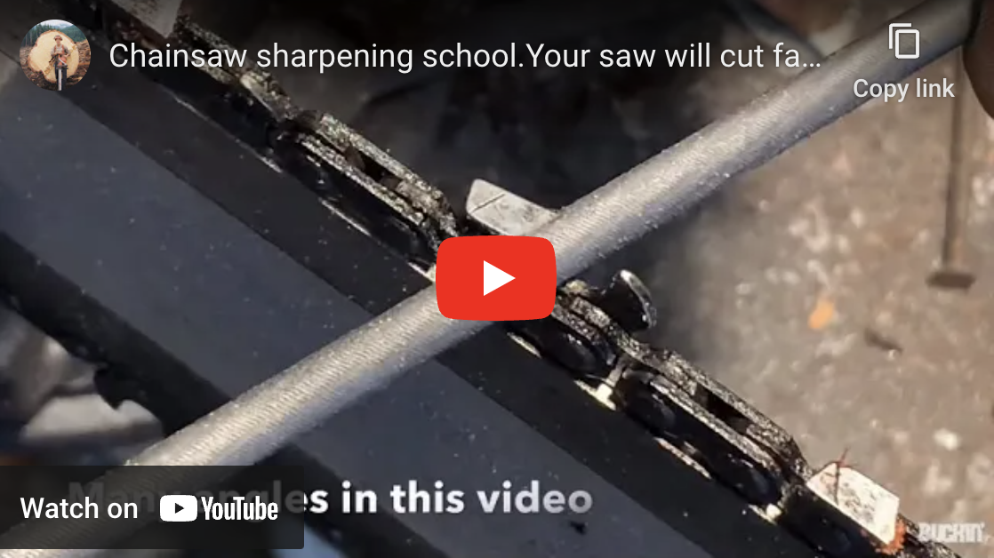 Chainsaw Sharpening School - YouTube Preview