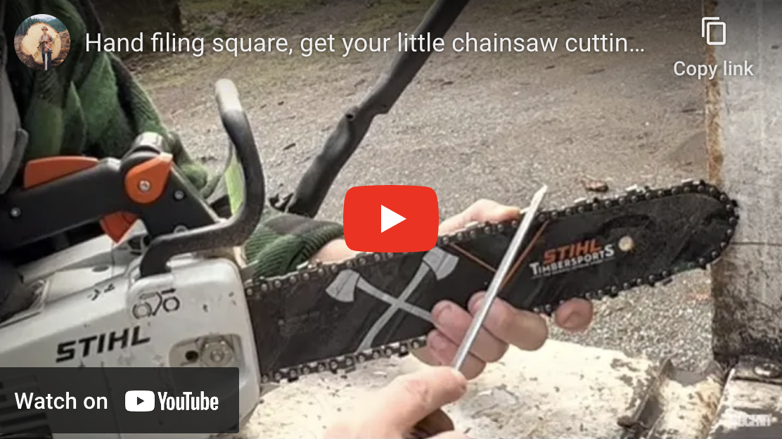 Chainsaw Sharpening School - YouTube Preview